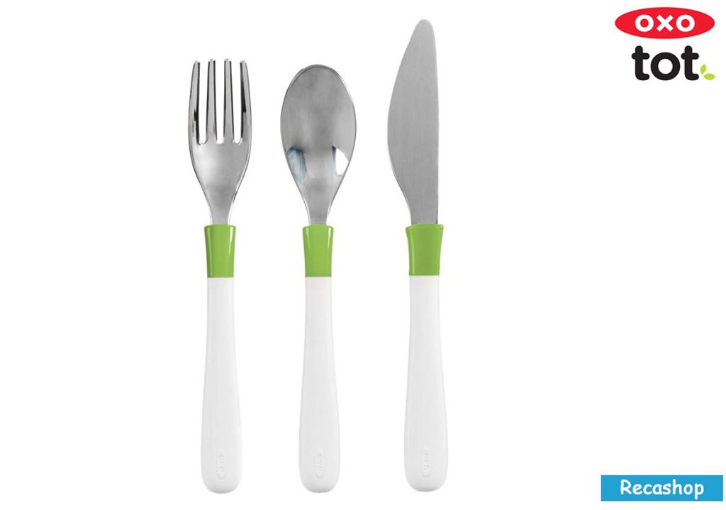 Oxo Tot Cutlery Set For Big Kids  Green.jpg