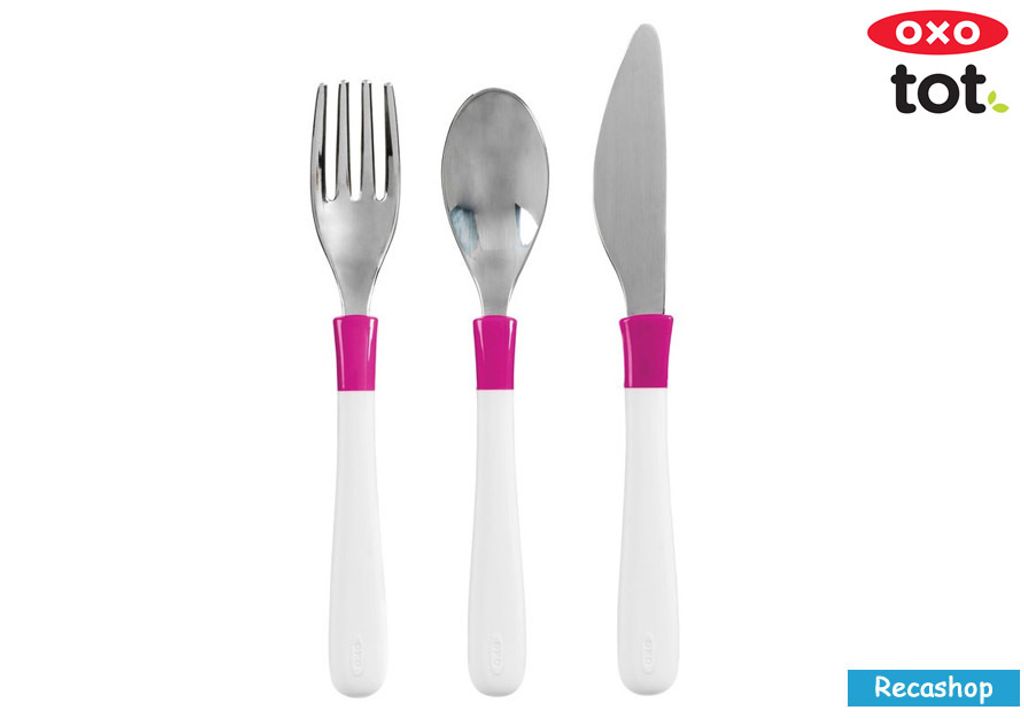 Oxo Tot Cutlery Set For Big Kids  pink.jpg