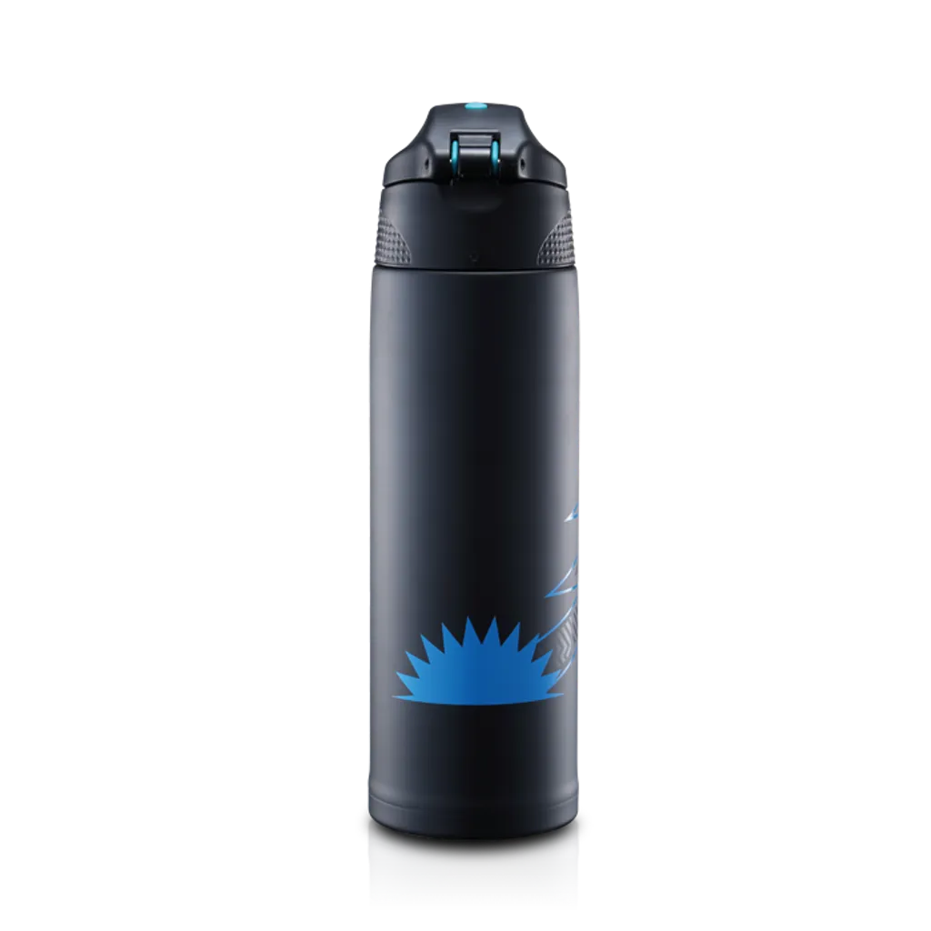 Thermos 800ml S Steel Dual Stopper Bottle With Pouch Black Recababy My Recashop Thermos 800ml S Steel Dual Stopper Bottle With Pouch Black Recababy My Recashop