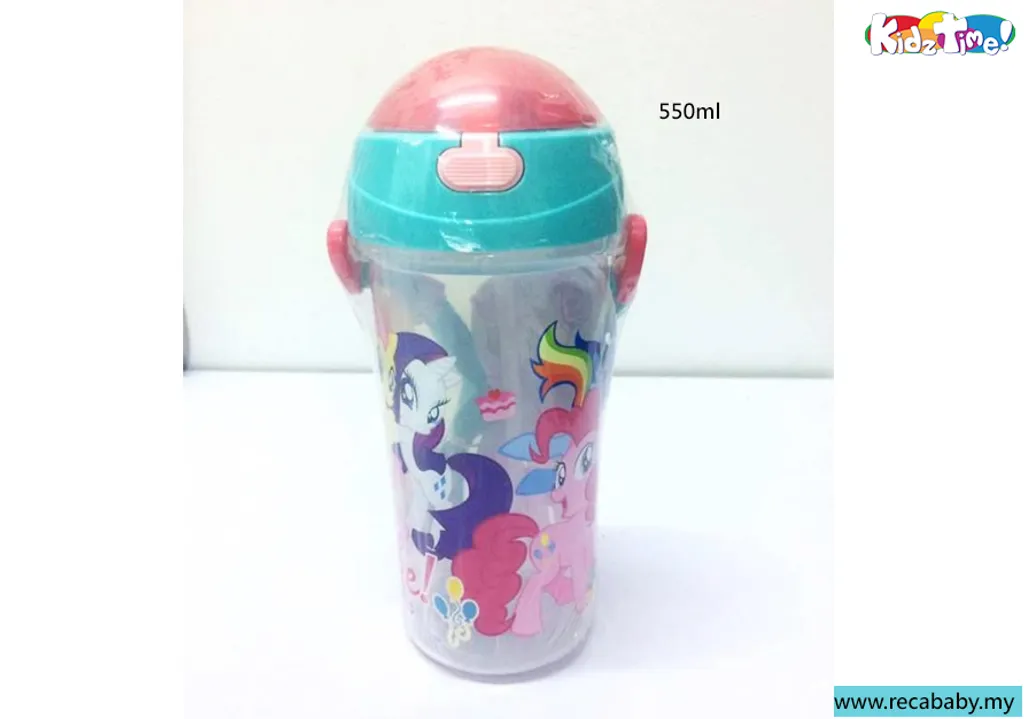ML-LH588- Kidztime- My little pony 550ml straw bottle.jpg