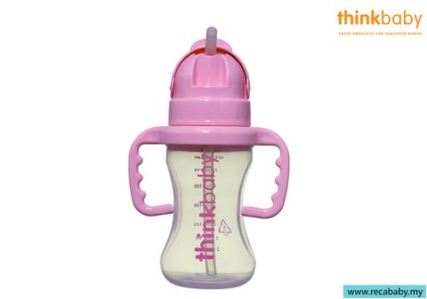THINKSTER-Straw Bottle 9Oz- pink.jpg