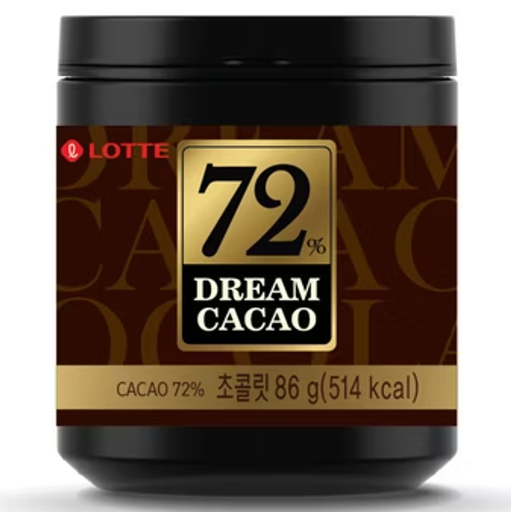 韓國樂天骰子巧克力72%