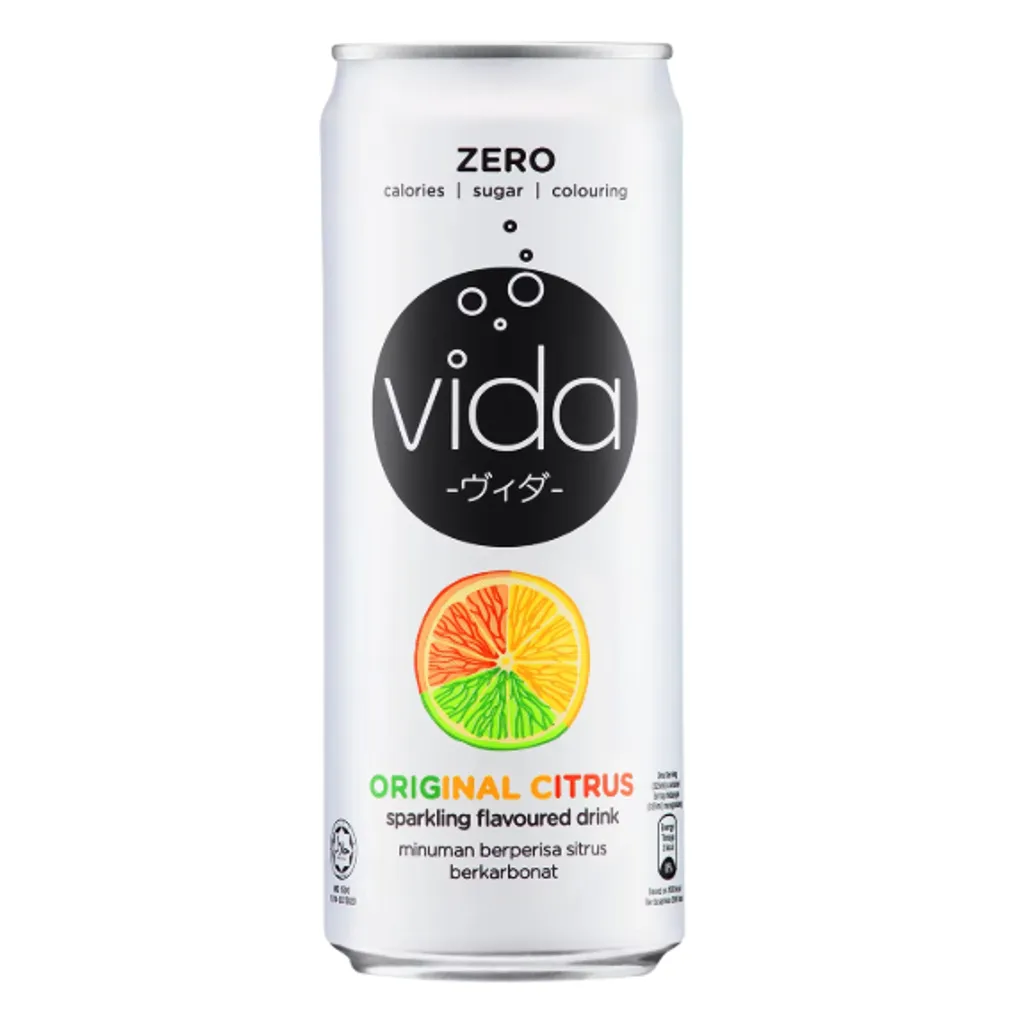 Vida氣泡飲(柑橘味) 325ml