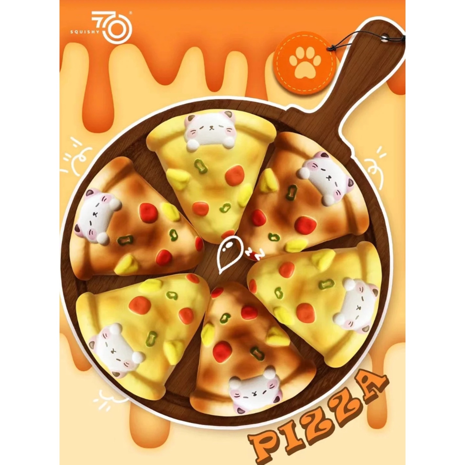 7700 Squishy Kittie Pizza 小猫披萨– Lovie Dovy 7700 Squishy Kittie Pizza 小猫披萨– Lovie Dovy