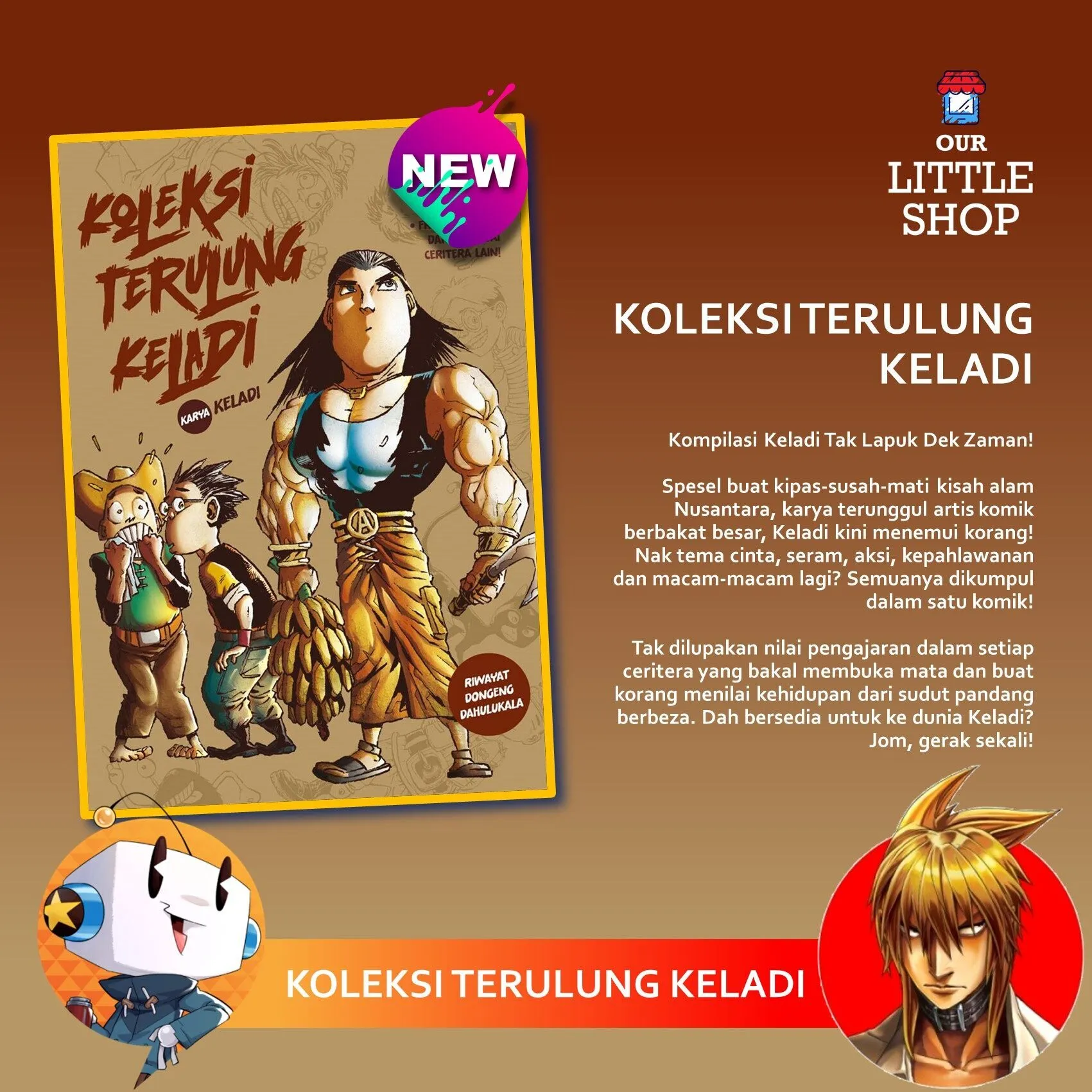 KOLEKSI TERULUNG KELADI [GEMPAK STARZ SIRI AKSI]