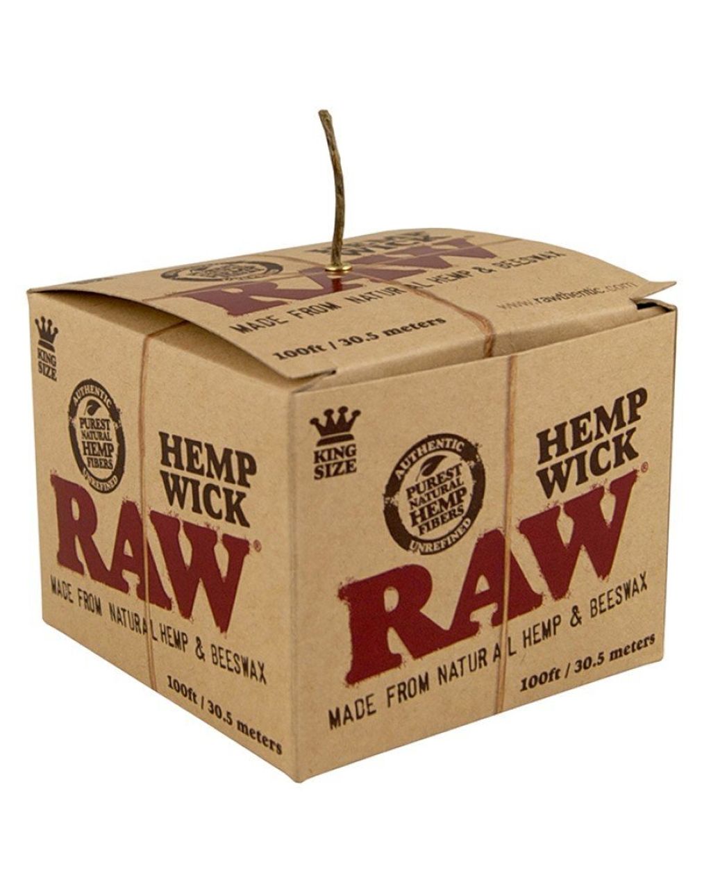 RAW HEMP WICK - 10FT