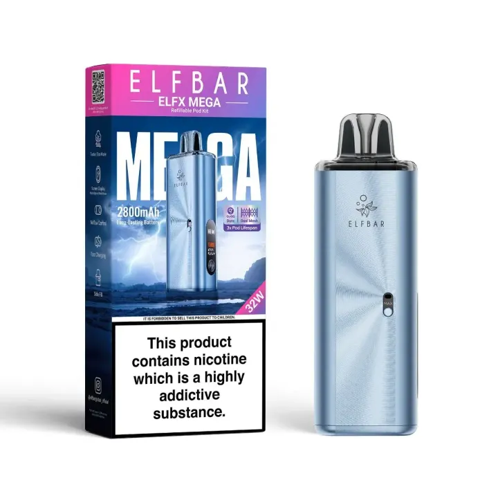 Elf Bar Elfx Mega - Cyan