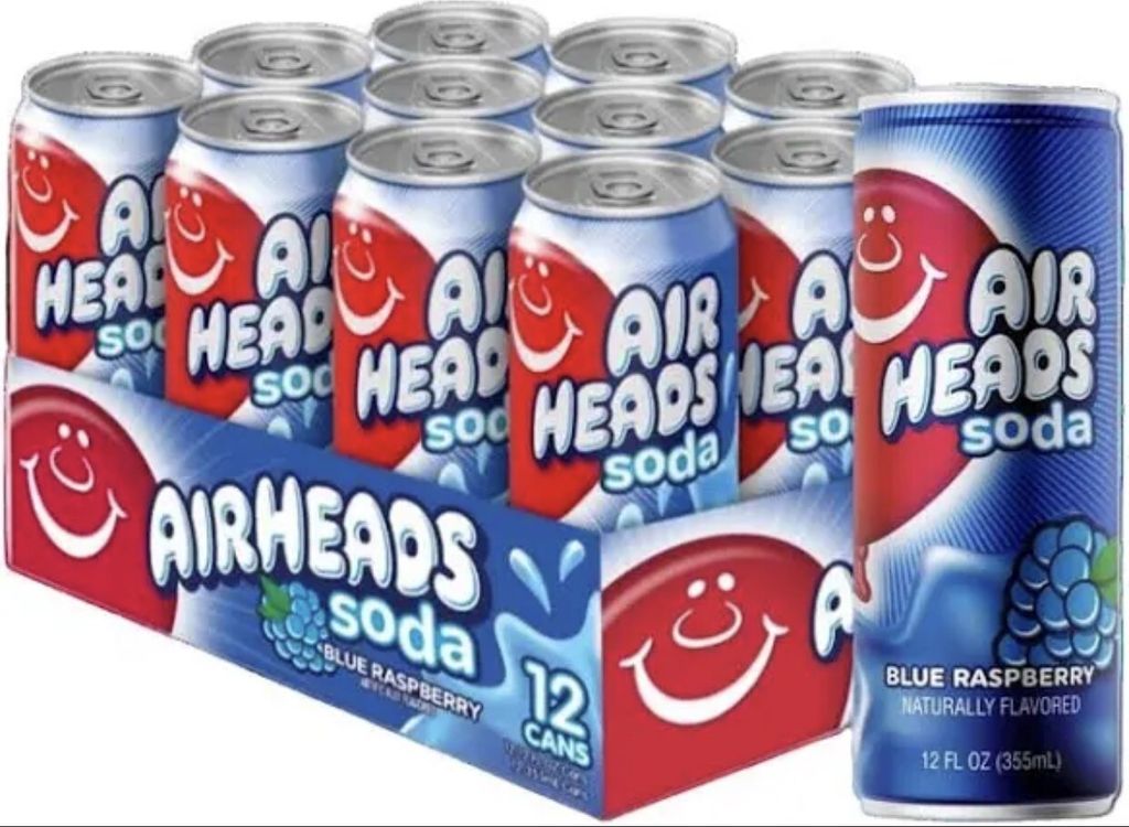 Airheads-Soda-Can-Blue-Raspberry-355ml-Flavour-USA-12-Cans