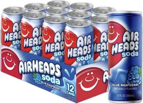 Airheads-Soda-Can-Blue-Raspberry-355ml-Flavour-USA-12-Cans