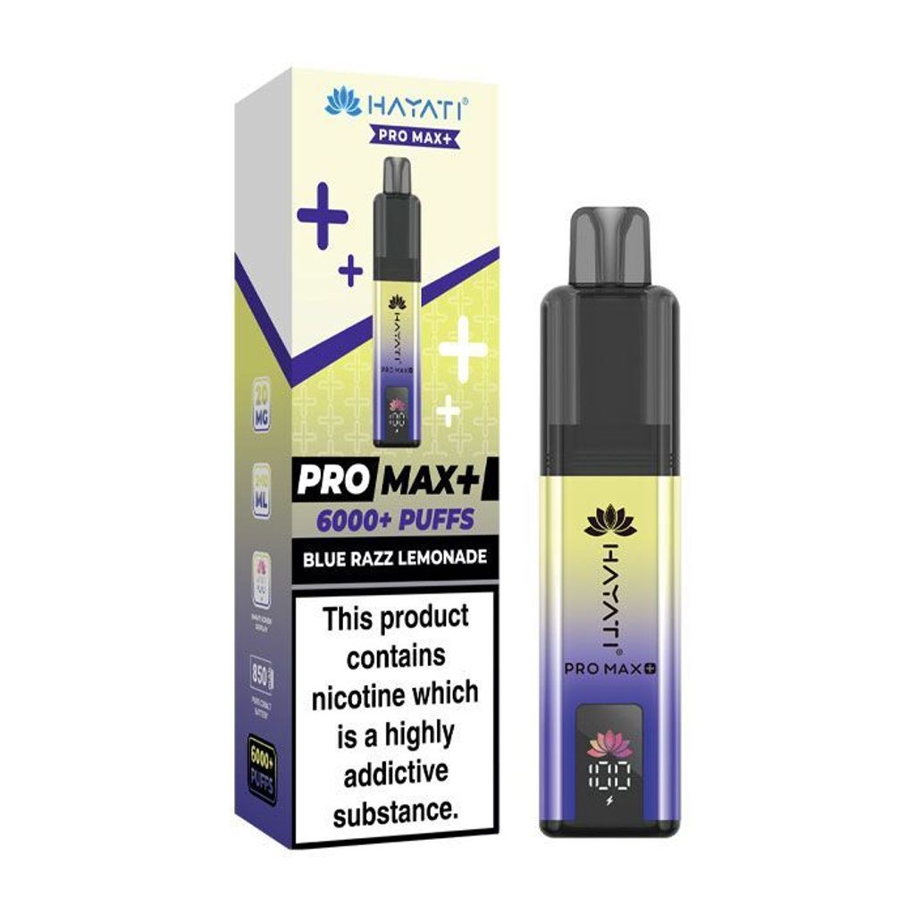 Hayati pro max blue razz lemonade