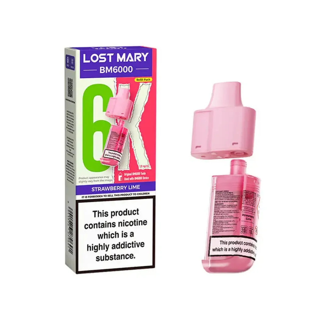 Strawberry-Lime-Lost-Mary-BM6000-pods