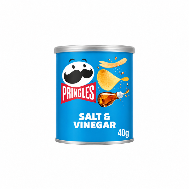 Centered Pringles Salt & Vinegar Tube