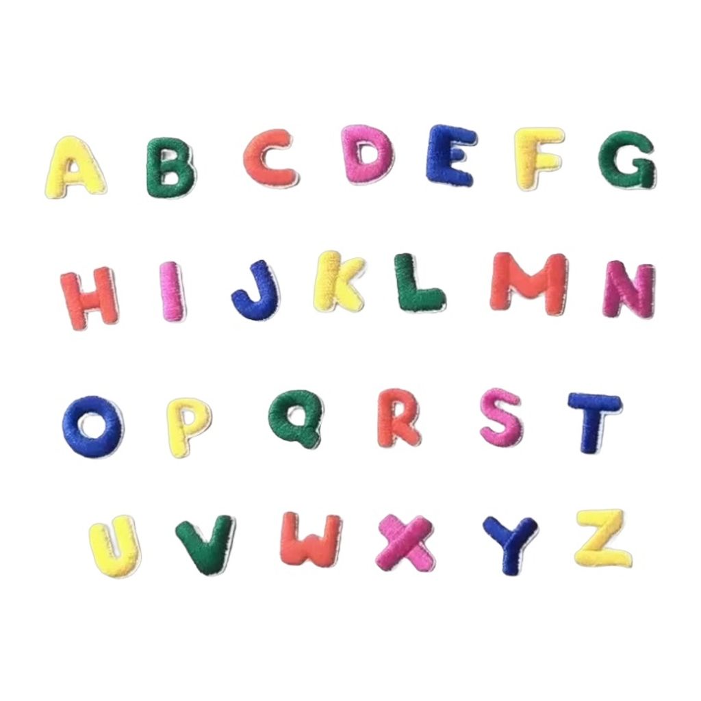 1.5cm colour Alphabets