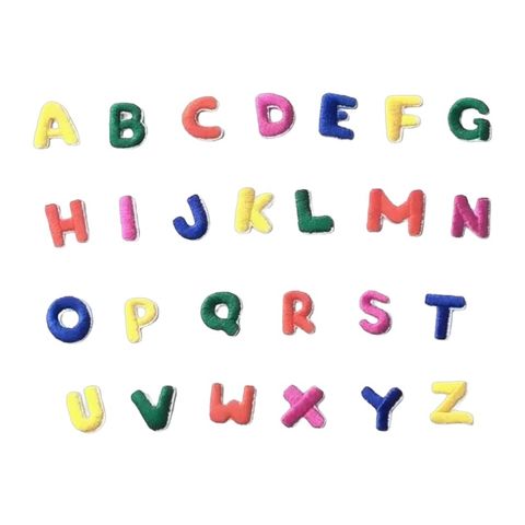 1.5cm colour Alphabets