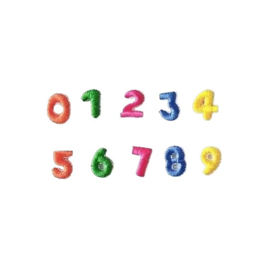 1.5cm colour Numbers