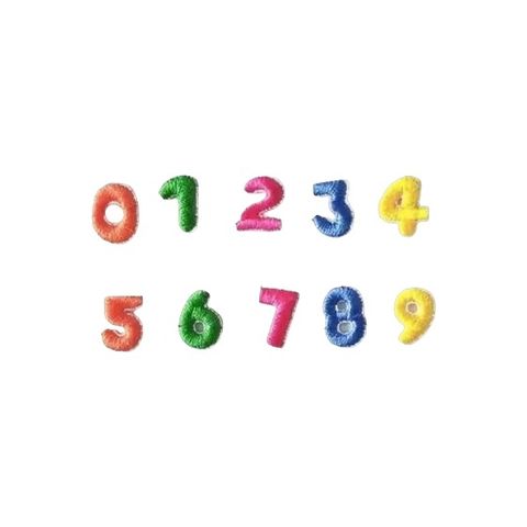 1.5cm colour Numbers