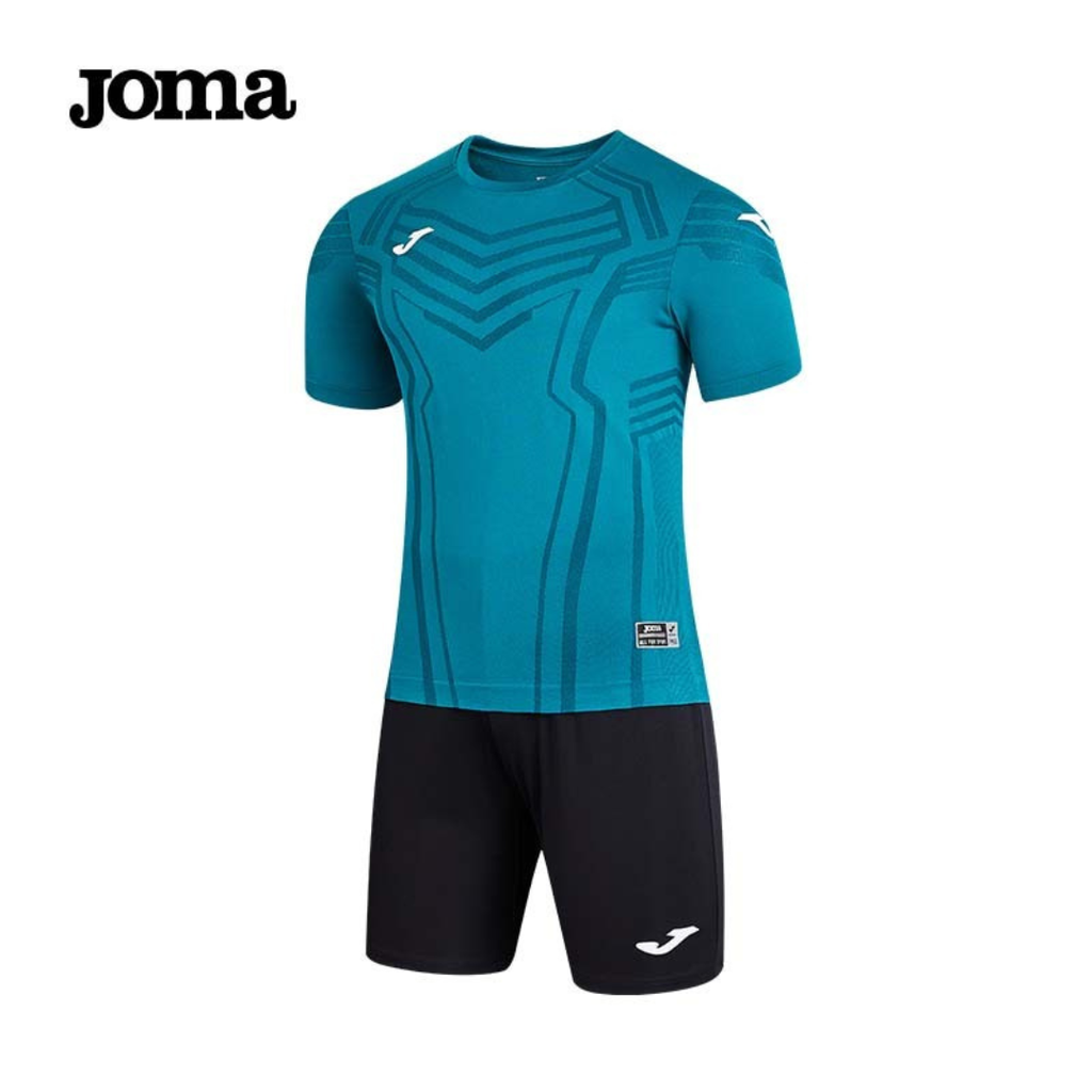 2022 新品 6 色可選 Joma 男式足球球衣套裝透氣短袖足球比賽球衣成人比賽訓練服