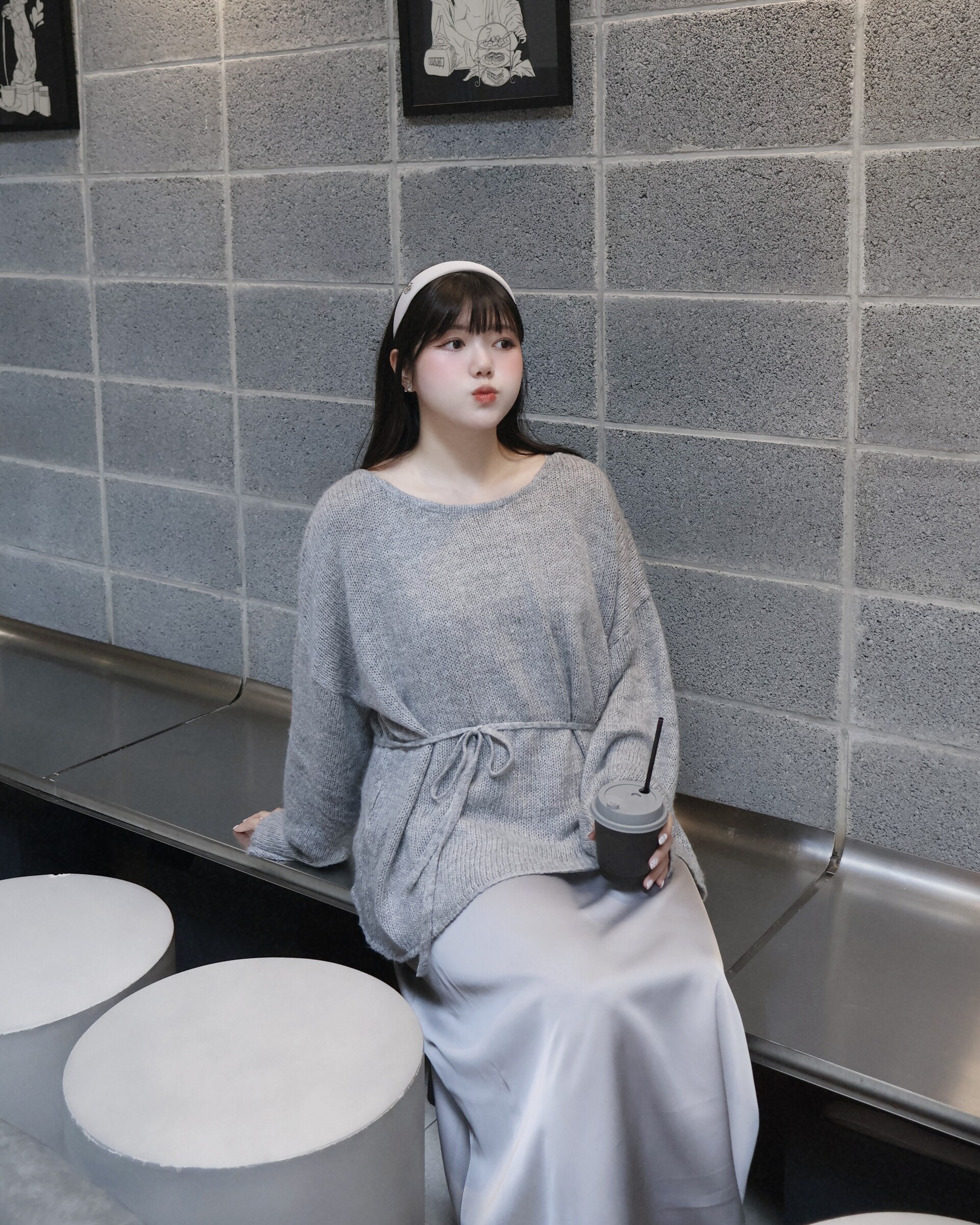 光澤套裝灰色 (10)