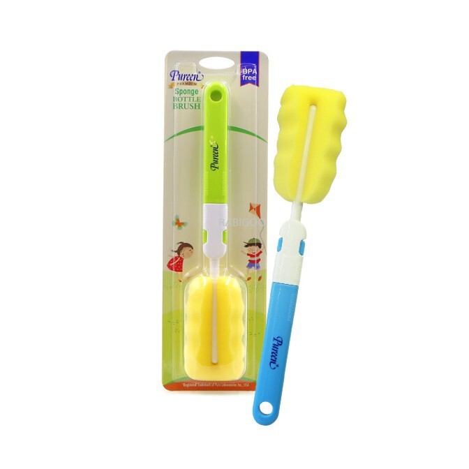Pureen-Premium-Sponge-Bottle-Brush-NBY-06-Markas-Si-Kecil