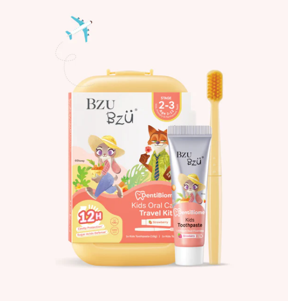 bzu Kids Oral Care Travel Kit