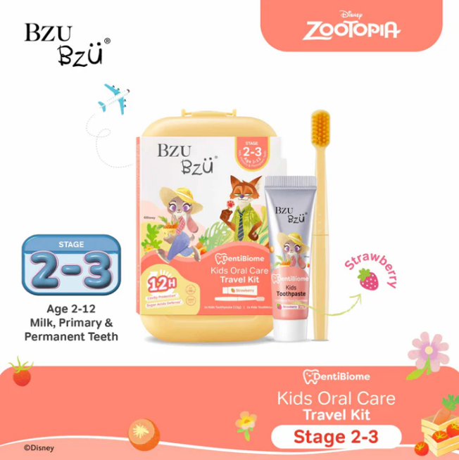 bzu Kids Oral Care Travel Kit1