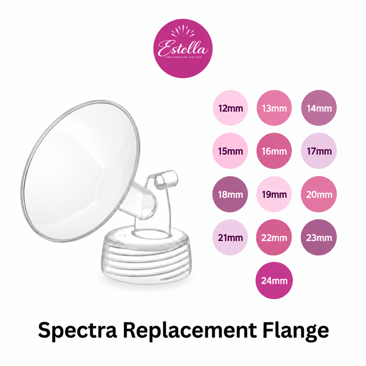 Estella Spectra Flange Size Guide