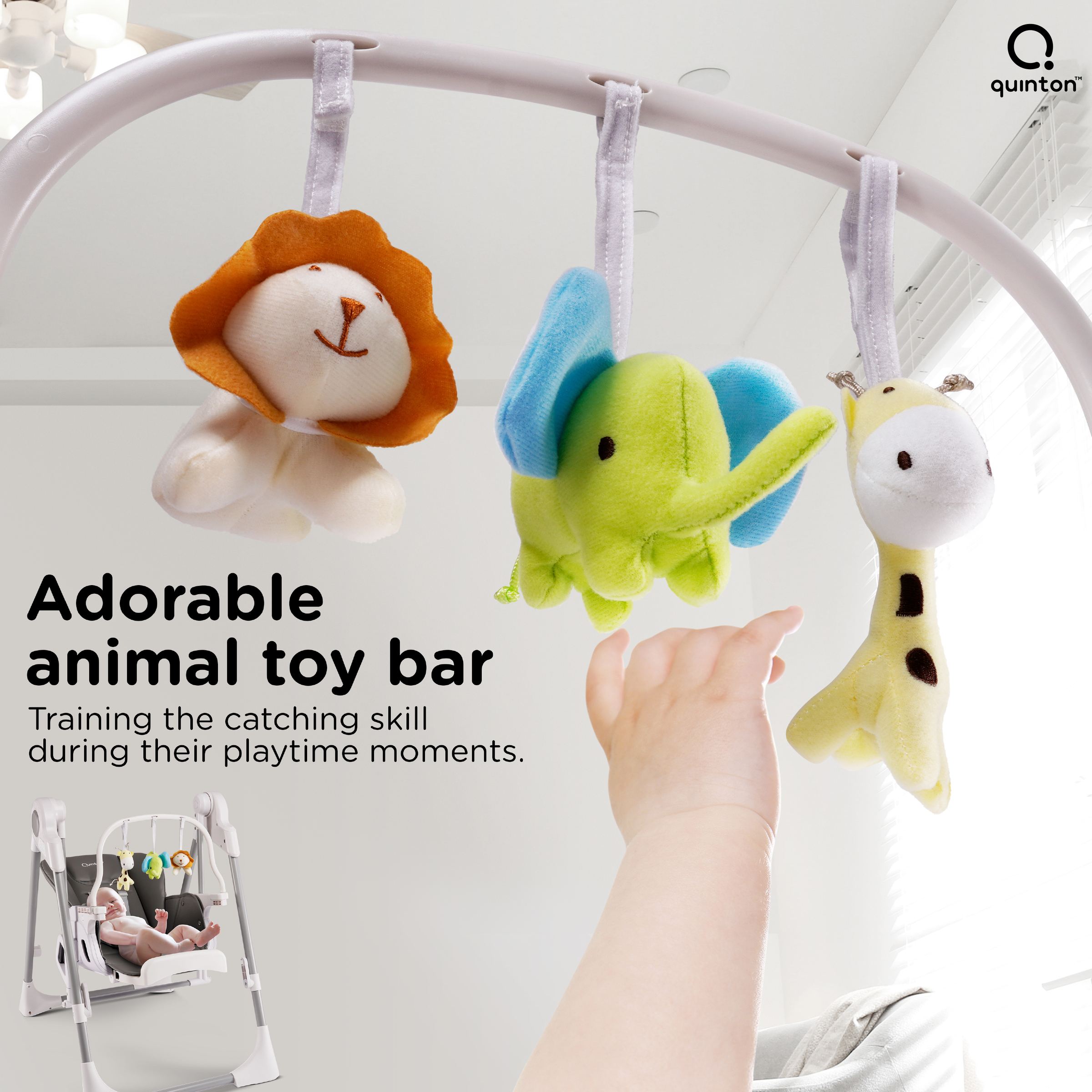 6. adorable animal toybar