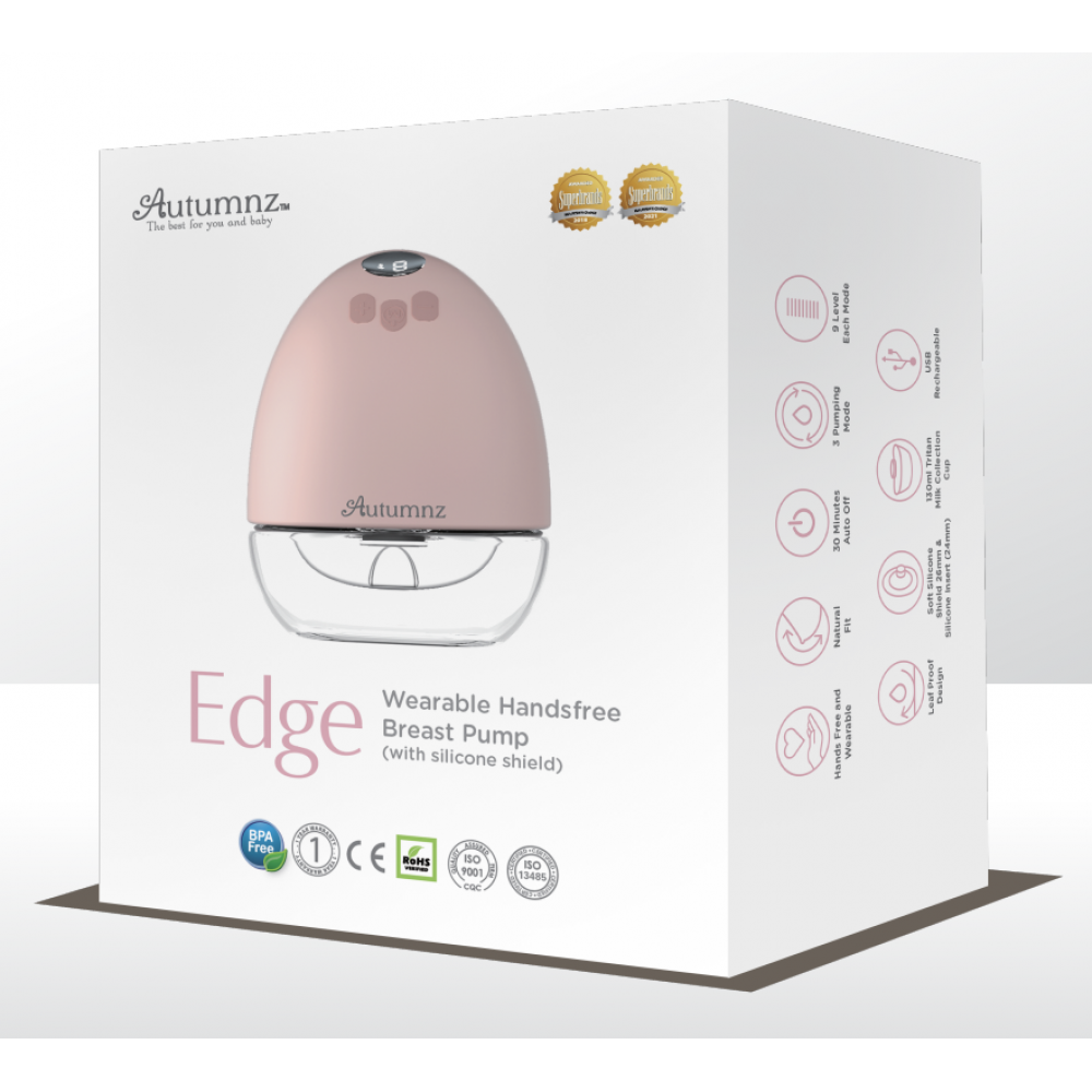 EDGE Wearable Handsfree Breast Pump (With Silicone  - Autumnz