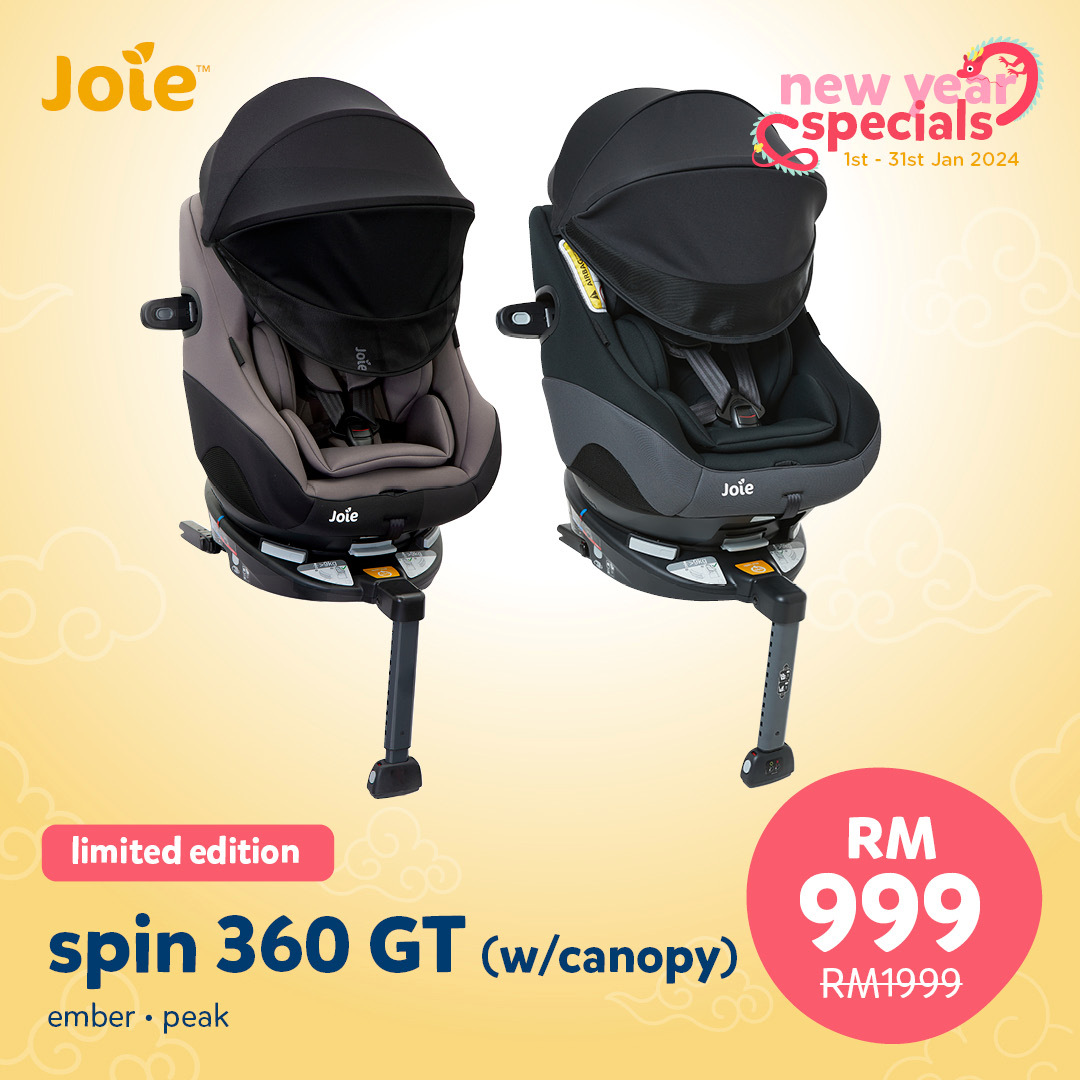 Joie spin 360™ GT  Group 0+/1 Spinning Car Seat for Newborns to