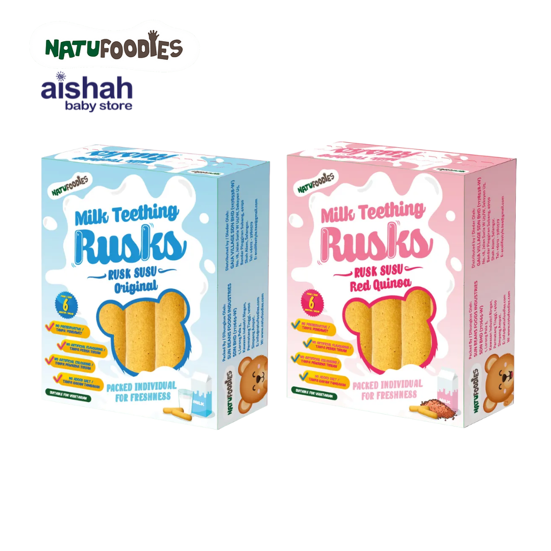 milk teething rusk