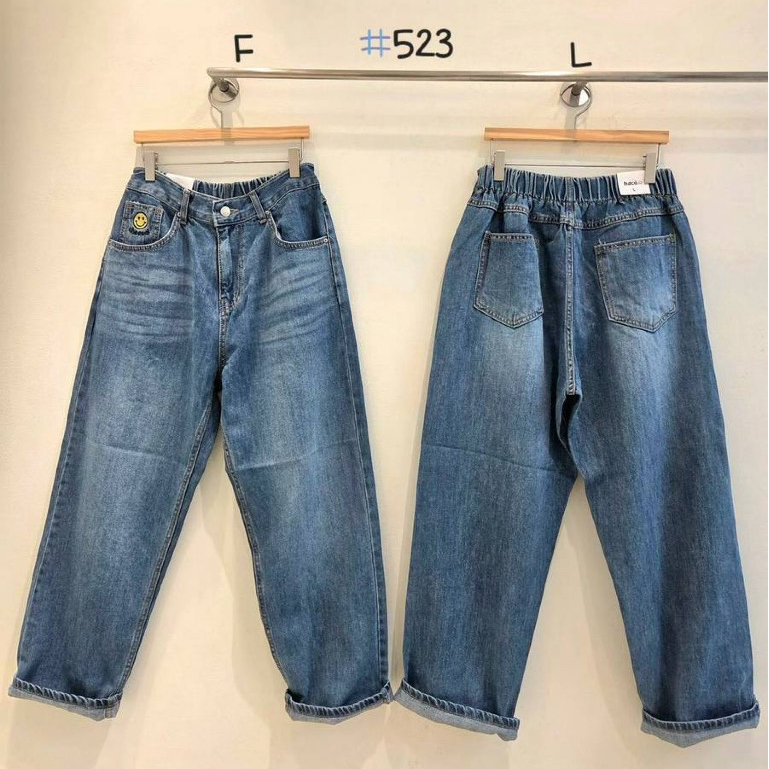 #523微笑牛仔褲