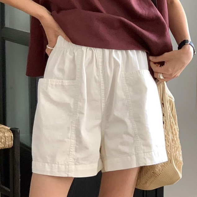 側二立體大口袋短褲