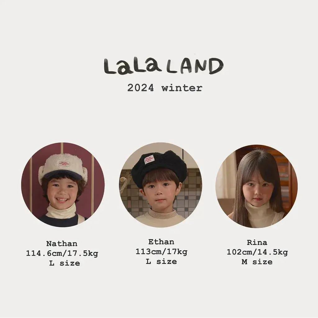 Lalaland kids尺寸表-1