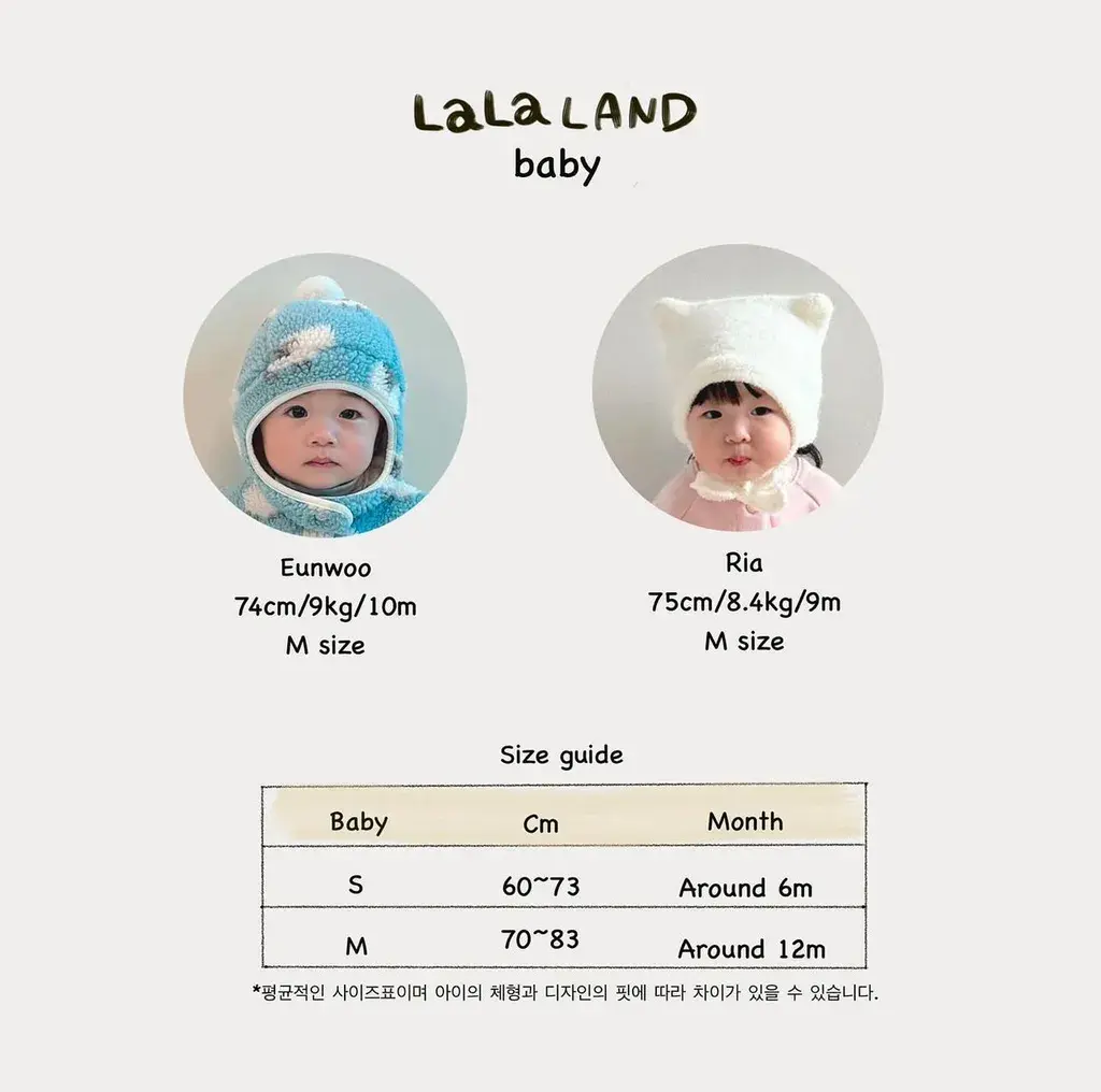 Lalaland baby尺寸表