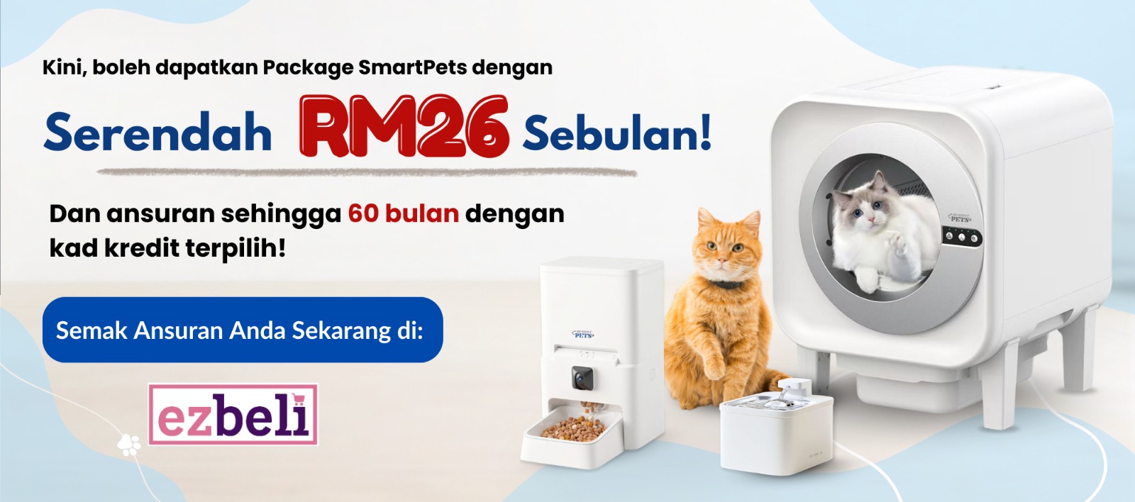 0% Credit Card Instalment with EzBeli today!