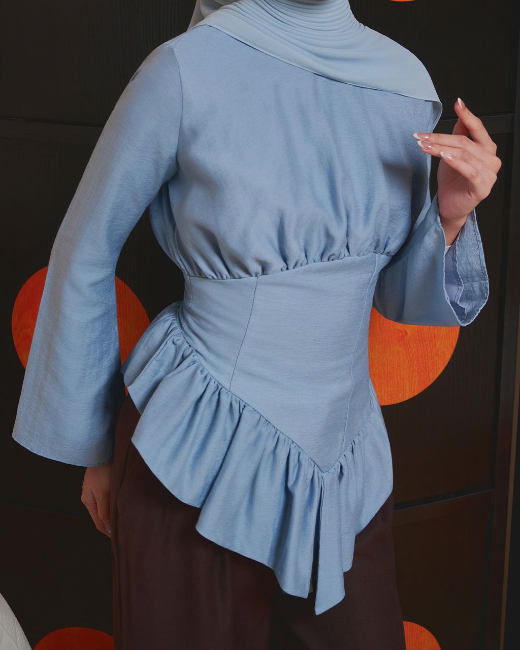 Iconic top Baby blue 5