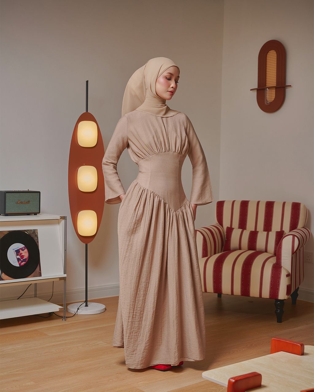 Iconic Dress Sand 5