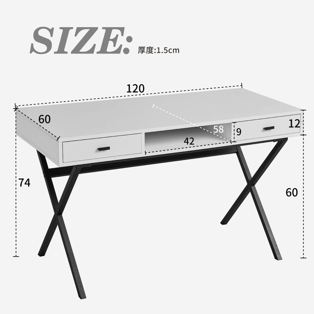 歐式書桌-12
