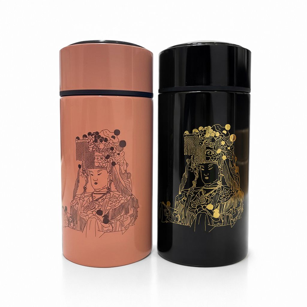 1000-粉+黑保溫杯