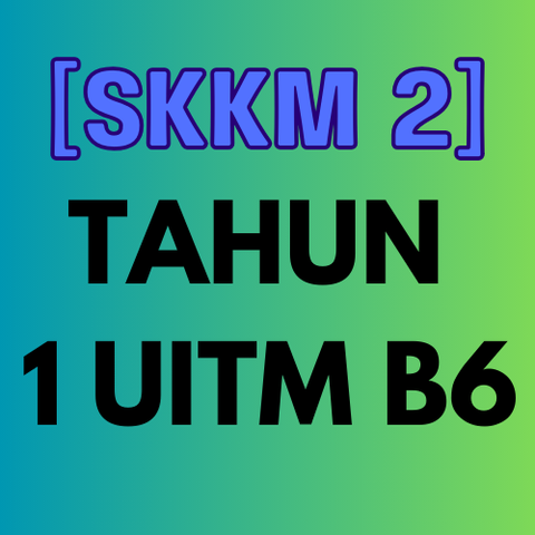 SKKM 2 - 1 UITM B6