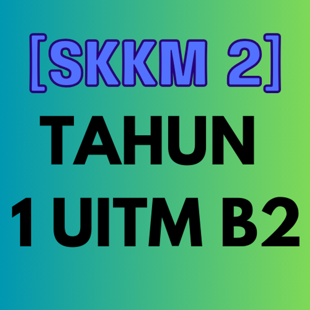 SKKM 2 - 1 UITM B2