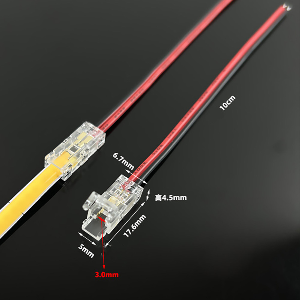 免焊接設計，3 秒搞定 LED 燈帶電源接入，安全穩定不鬆脫！
