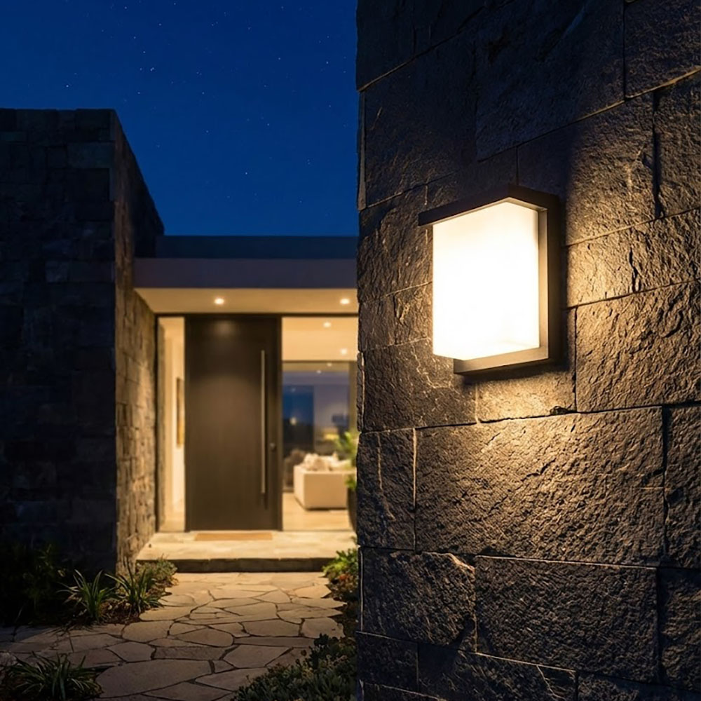 outdoor-wall-sconce-entrance-night-view
