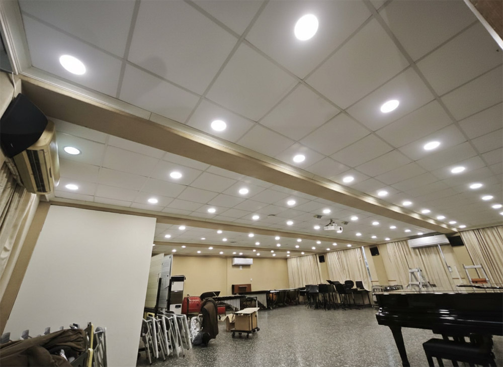 15公分崁燈 太陽光實裝效果