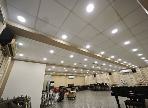 15公分崁燈 太陽光實裝效果