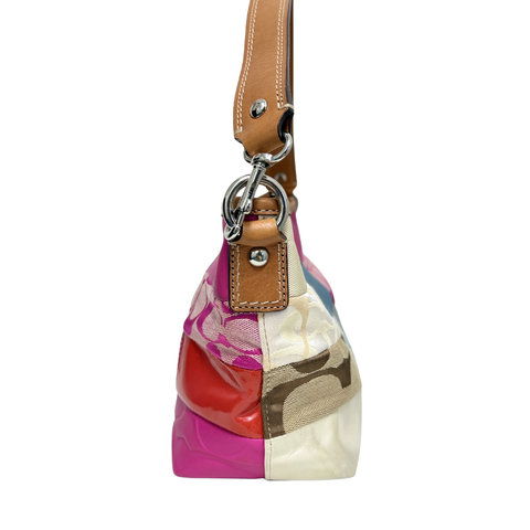 Coach Pink Blue Patchwork Shoulder Bag – Mint Apparels