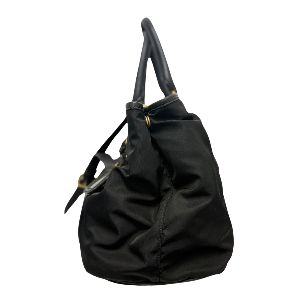 Prada Nylon Satchel Black Handbag – Mint Apparels