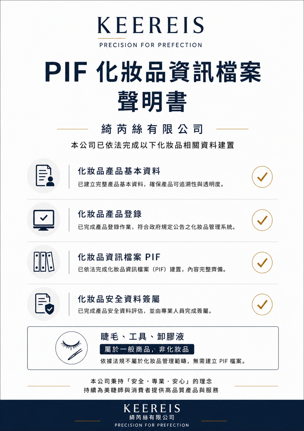 PIF聲明書