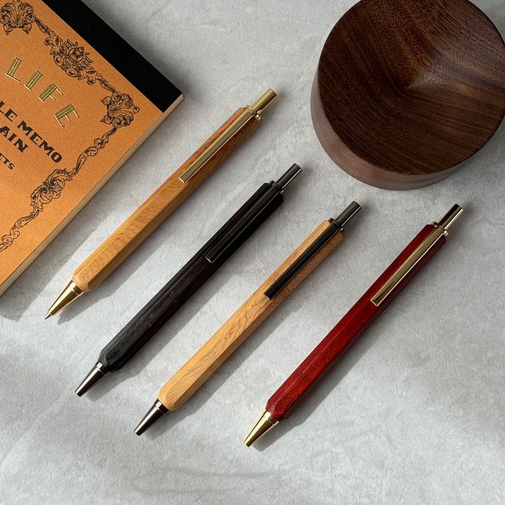 六角原木原子筆