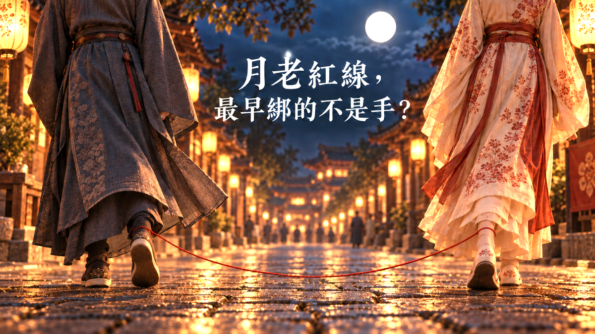 為什麼月老紅線戴左手？唐代其實是「赤繩繫足」